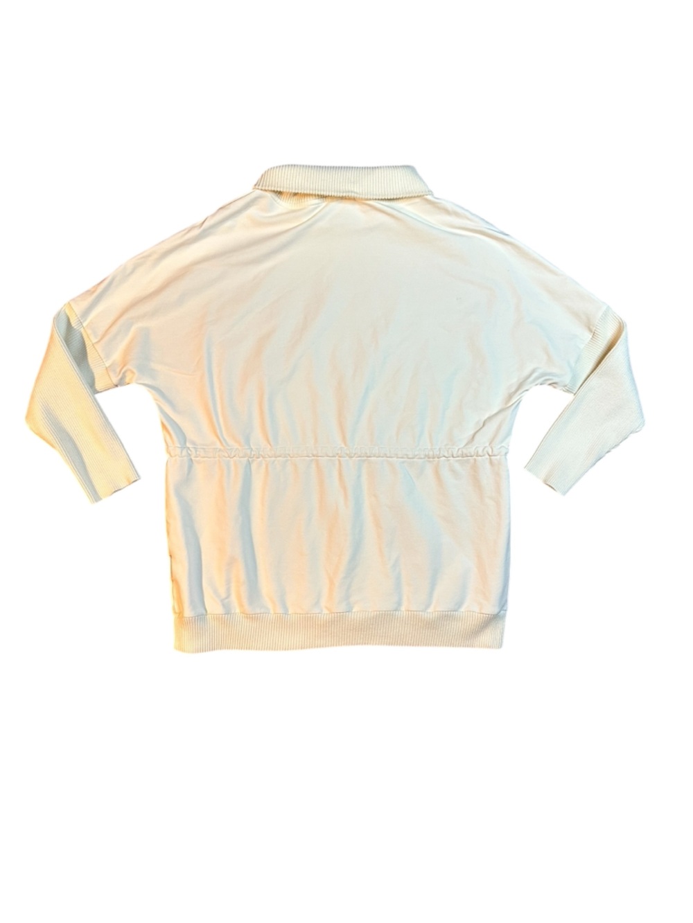 Varley Freya cinch-waist sweatshirt Ivory Small - Picture 5 of 7